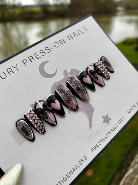 The Black Coquette Set