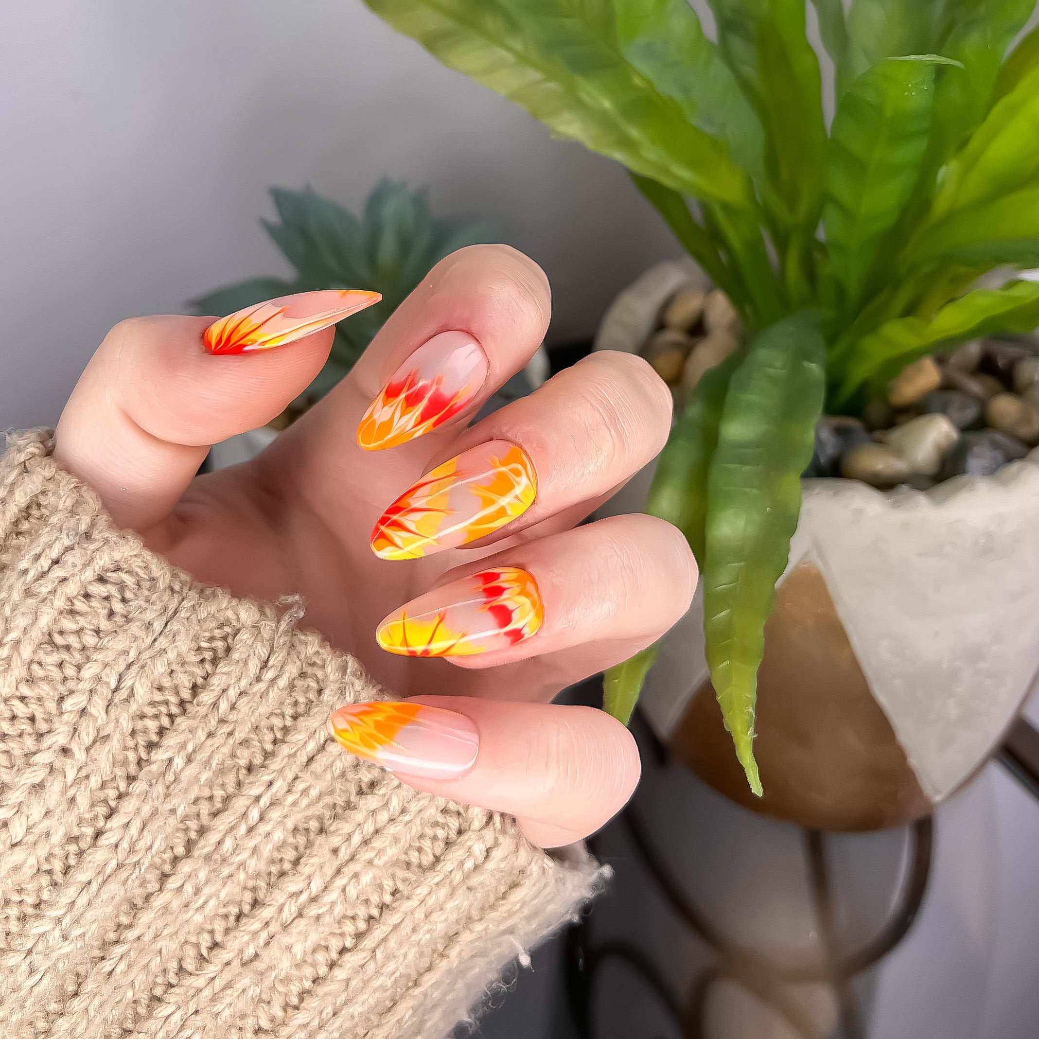 Tie Dye French Press retailer On Nails