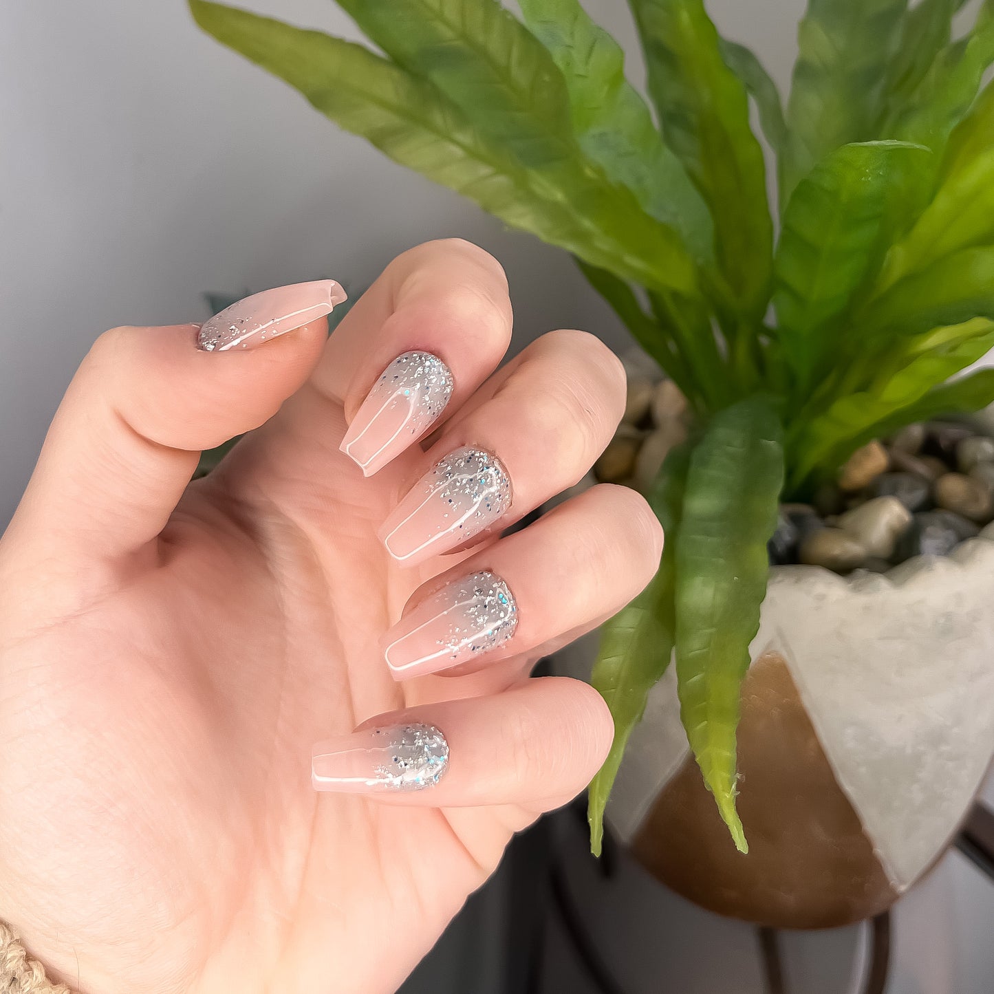 The Silver Glam Ombre Set